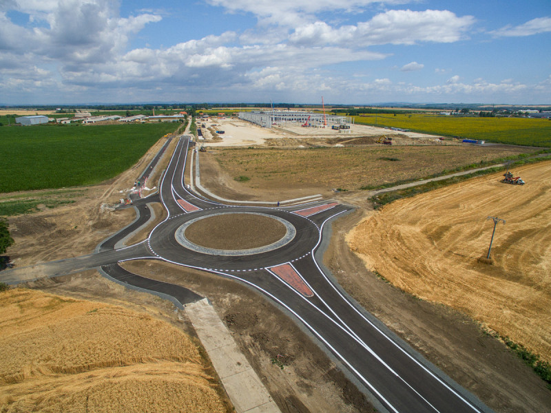 lidl logisticky park letecke zabery